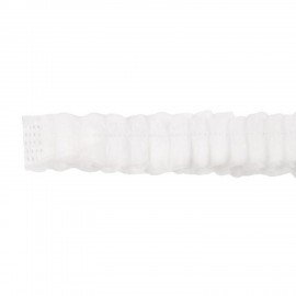 Шапочка белая "Шарлотта" КОМПЛЕКТ 100 штук из нетканого материала SMS 10 г/м2, d=30 см, SMZ