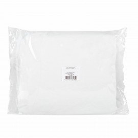 Халат одноразовый белый на кнопках КОМПЛЕКТ 10 шт., XL, 52-54 размер, 110 см, рукав на резинке, 30 г/м2, ОПТИТРЕЙД