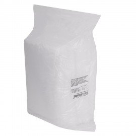 Халат одноразовый белый на кнопках КОМПЛЕКТ 10 шт., XXL, 56-58 размер, 110 см, рукав на резинке, 20 г/м2, СНАБЛАЙН