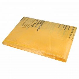 Пакеты для медицинских отходов КОМПЛЕКТ 100 шт., класс Б (желтые) 60 л, 70х80 см, 12 мкм, ПТП "Киль"