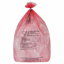 Пакеты для медицинских отходов КОМПЛЕКТ 50 шт., класс В (красные) 60 л, 70х80 см, 16 мкм, ПТП "Киль"