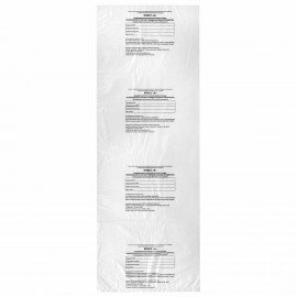 Пакеты для медицинских отходов КОМПЛЕКТ 50 шт., класс А (белые), 120 л, 70х110 см, 16 мкм, Респект