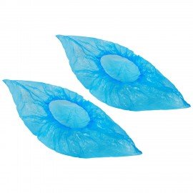 Бахилы MERIDIAN ОСОБО ПРОЧНЫЕ, 6 грамм, синие, КОМПЛЕКТ 100 штук (50 пар), 40х15 см, 55 мкм