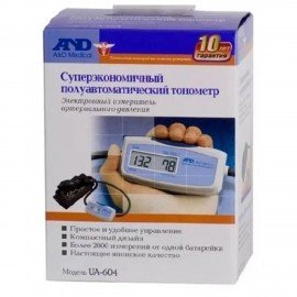 Тонометр AND UA-604, манжета 22-32 см, полуавтоматический, на плечо, питание 1хАА