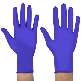 Перчатки нитриловые смотровые SFM Supersoft N135, 100 пар (200 шт.), размер M (средний), фиолетовые