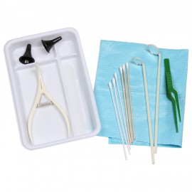 Набор оториноларингологический одноразовый стерильный тип 2 (8 предметов), UNICORNMED, ЛОР00-02