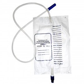 Мочеприемник прикроватный одноразовый 1000мл КОМПЛЕКТ 15шт, MR MED, ш/к 70668