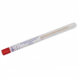 Зонд-тампон в пробирке без среды длина 15см дерево/хлопок стерильный КОМПЛЕКТ 100шт,MR MED, шк73720