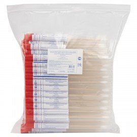 Зонд-тампон в пробирке без среды длина 15см дерево/хлопок стерильный КОМПЛЕКТ 100шт,MR MED, шк73720