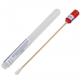 Зонд-тампон в пробирке без среды длина 15см дерево/хлопок стерильный КОМПЛЕКТ 100шт,MR MED, шк73720