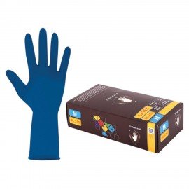 Перчатки латексные смотровые 25 пар (50шт) прочные р. M((средний) S&C High Risk DL/TL