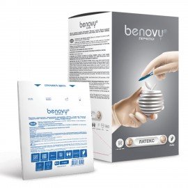 Перчатки латексные стерильные хирургические КОМПЛЕКТ 50 пар (100шт) неопудренные р-р2