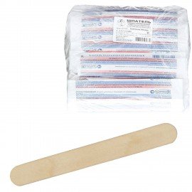 Шпатель деревянный стерильный двухсторонний 18x150 мм, КОМПЛЕКТ 200 шт., ЛЕЙКО, ш/к 05360, ШСт15-200