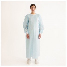Халат хирургический стерильный 120 см. XXL 56-58р. манжета, спанбонд 25 г/м2, ГЕКСА