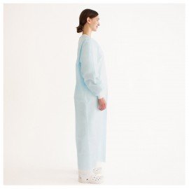Халат хирургический стерильный 120 см. XXL 56-58р. манжета, спанбонд 25 г/м2, ГЕКСА