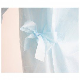 Халат хирургический стерильный 120 см. XXL 56-58р. манжета, спанбонд 25 г/м2, ГЕКСА