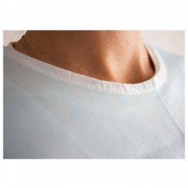 Халат хирургический стерильный 120 см. XXL 56-58р. манжета, спанбонд 25 г/м2, ГЕКСА