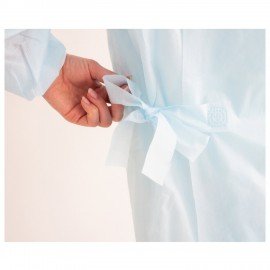 Халат хирургический стерильный 120 см. XXL 56-58р. манжета, спанбонд 25 г/м2, ГЕКСА