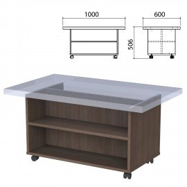 Каркас стола журнального "Приоритет", 1000х600х506 мм, лагос, К-908, К-908 лагос