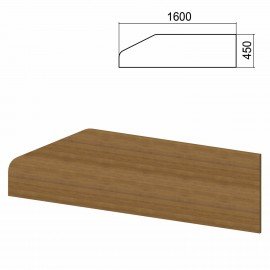 Экран-перегородка к столам "Арго", шириной 1600 мм, орех