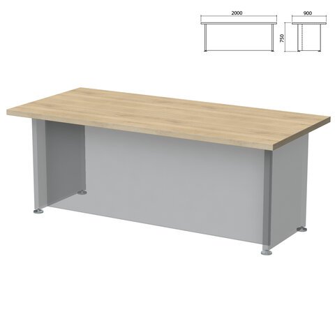 Столешница стола письменного "Приоритет" (2000х900х750 мм), кронберг, К-905, К-905 кронберг