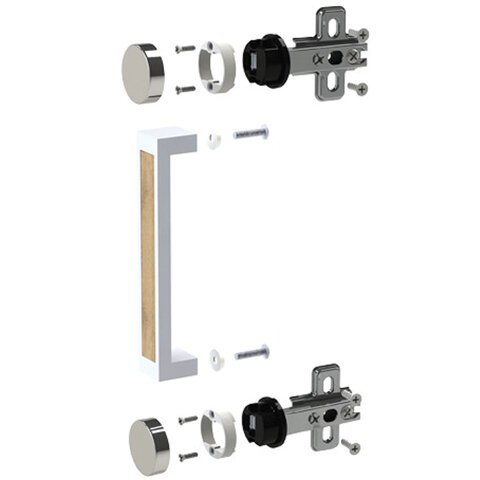 Фурнитура для двери стеклянной в алюминиевой рамке "Приоритет", кронберг, КФ-939, КФ-939 кронберг