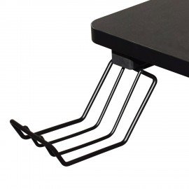 Стол компьютерный на металлокаркасе BRABIX "TECH GT-002", 1000х635х750 мм, черный, 641858