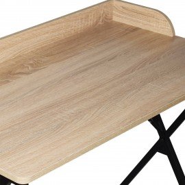 Стол на металлокаркасе BRABIX "LOFT CD-008", 900х500х780 мм, цвет дуб натуральный, 641865