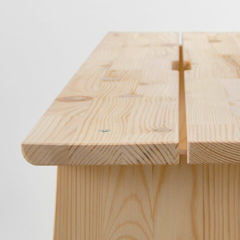 Скамья деревянная, сосна, BRABIX "Scandi Wood SC-003", 1000х250х450 мм, 641889, 006.02.35