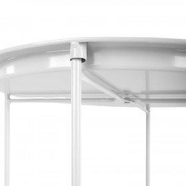 Столик-поднос BOOMHOUSE CT-003 кофейный (ширина 47*высота 51 см), металл, белый, 641939