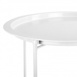 Столик-поднос BOOMHOUSE CT-003 кофейный (ширина 47*высота 51 см), металл, белый, 641939