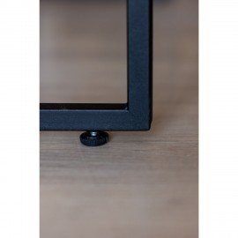 Стол BRABIX "SMART CD-019", 1180х600х770 мм, ЛОФТ, металл/ЛДСП бунратти, каркас черный, 641948