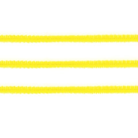 Проволока синельная для творчества "Пушистая", желтая, 30 шт., 0,6х30 см, ОСТРОВ СОКРОВИЩ, 661539