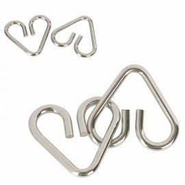 Головоломки металлические ЗОЛОТАЯ СКАЗКА (уровень сложности "НОВИЧОК"), набор 6 штук, 662087