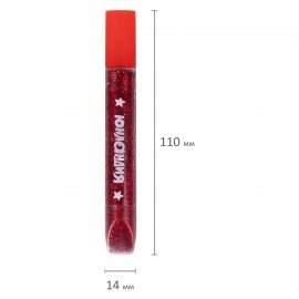 Гель с блестками ЮНЛАНДИЯ, для декора, поделок, DIY, творчества, оформления, 6 ярких цветов по 10,5 мл, блистер, 662249