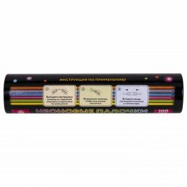 Светящиеся (неоновые) палочки-браслеты "100 шт. + 5 в ПОДАРОК!" в тубе, ЗОЛОТАЯ СКАЗКА, 662596