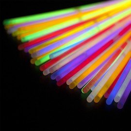 Светящиеся (неоновые) палочки-браслеты "100 шт. + 5 в ПОДАРОК!" в тубе, ЗОЛОТАЯ СКАЗКА, 662596