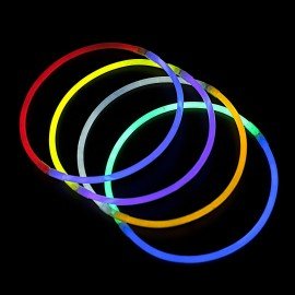Светящиеся (неоновые) палочки-браслеты "100 шт. + 5 в ПОДАРОК!" в тубе, ЗОЛОТАЯ СКАЗКА, 662596