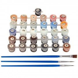 Картина по номерам 40х50 см, ОСТРОВ СОКРОВИЩ "Любите жизнь!", на подрамнике, акрил, кисти, 662901