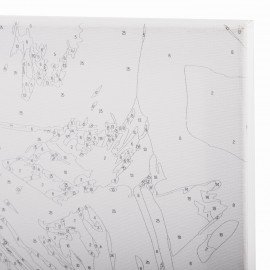 Картина по номерам 40х50 см, ОСТРОВ СОКРОВИЩ "Радужная женщина", на подрамнике, акрил, кисти, 663331