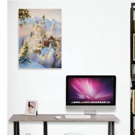 Картина стразами (алмазная мозаика), 30х40 см, ОСТРОВ СОКРОВИЩ "Замок", без подрамника, 663853