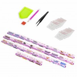 Картина стразами (алмазная мозаика), 30х40 см, ОСТРОВ СОКРОВИЩ "Замок", без подрамника, 663853