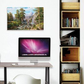 Картина стразами (алмазная мозаика), 30х40 см, ОСТРОВ СОКРОВИЩ "Водопад", без подрамника, 663857