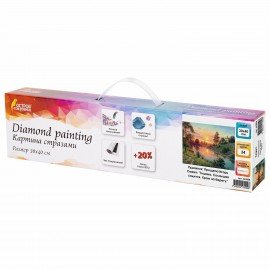 Картина стразами (алмазная мозаика), 30х40 см, ОСТРОВ СОКРОВИЩ "Тишина", без подрамника, 663858