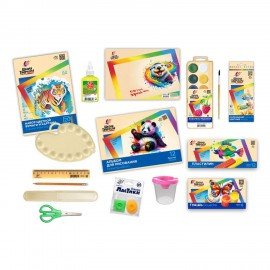 Набор для творчества ЛУЧ "Школа творчества", 15 предметов, 31С 1991-08