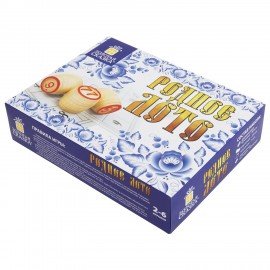 Родное лото классическое с деревянными бочонками, в картонной упаковке, ЗОЛОТАЯ СКАЗКА, 664710