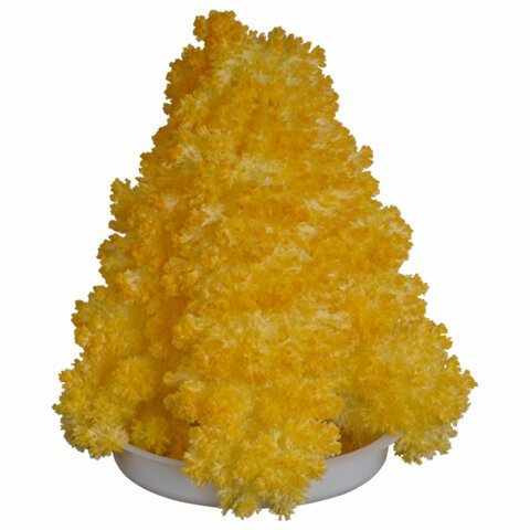 Набор для выращивания кристаллов "Жёлтая ёлочка", реагент, краситель, основа, LORI, Крд-004