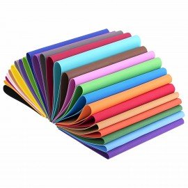 Пористая резина/фоамиран А4, 1 мм, 25 листов, 25 цветов, яркие цвета, ОСТРОВ СОКРОВИЩ, 665098