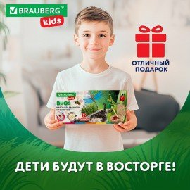 Набор для раскопок "Насекомые", 12 видов, карточки, инструменты, BRAUBERG KIDS, 665127