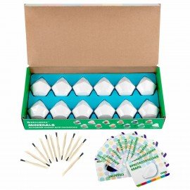 Набор для раскопок "Минералы", 12 видов, карточки, инструменты, BRAUBERG KIDS, 665129